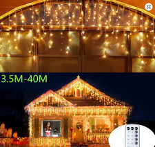 3.5 M-40 M LED glaçon rideau