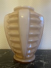 ANCIEN VASE ROSE ART DECO 1930