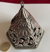 ANCIEN BRULE PARFUM/ METAL ARGENTIFERE/ XIX SIECLE