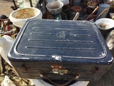 Ancienne valise Marine Nationale années 1960 en aluminium militaria