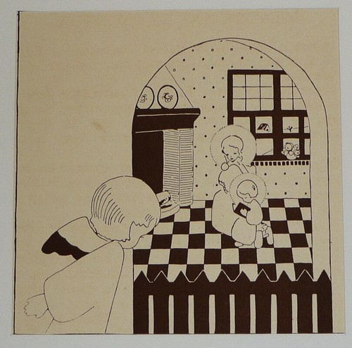 Illustration pieuse jeanne - illustration,