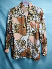 Anne Fontaine Chemise Multicolore Xl Xxl Haut Beau Vintage