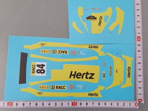 Decals ford fiesta - 1/18,