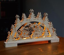 Lumière LED En Bois Avec