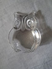 Chouette Hibou En Cristal Signé Daum