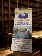 Carte routière ancienne