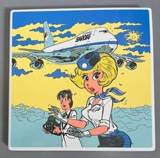 WALTHERY - PLAQUE EMAILLEE NATACHA - CALTECH - COULEUR - EMAILLERIE BELGE - 2025