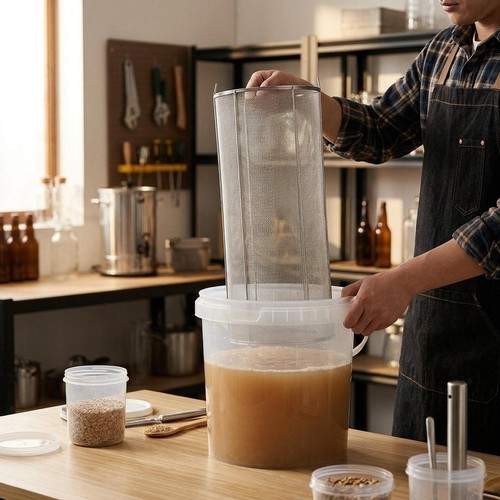 Filtre bière acier - à, en