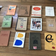 Intéressant Lot de 12 livres anciens vintage Langues Anglais et Espagnol