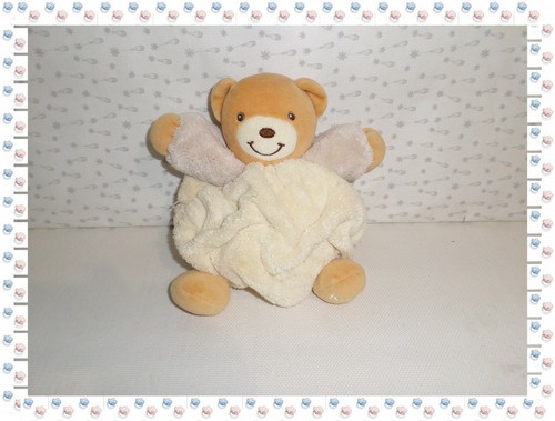 Doudou ours boule ecru - doudou,