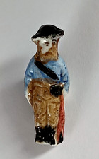 F. RARE SOLDAT BOER GUERRE DU TRANSVAAL Hr.3cm porcelaine polychrome 1ère époque