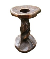 bougeoir bronze HORST DALBECK candle holder chandelier design XXE brutaliste