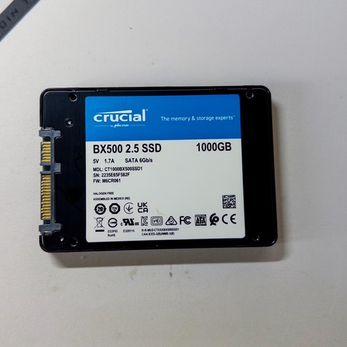 Crucial bx500 1to ssd - crucial, sata