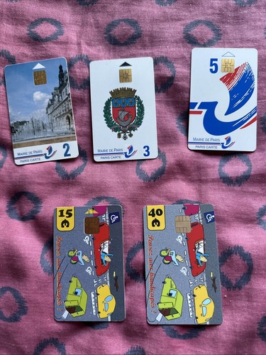 Lot cartes stationnement - cartes, de