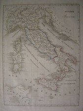 Belle CARTE de l 'ITALIE