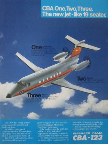 1988 pub avion embraer - pub, fama