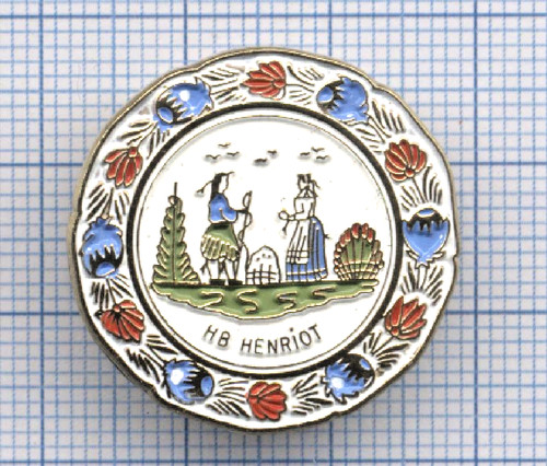 Pin numéroté plat - pin´s,