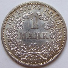 Pièce Allemande Argent 1 Mark
