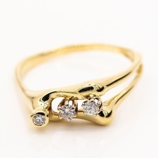 Bague 585/14K Or Jaune 3