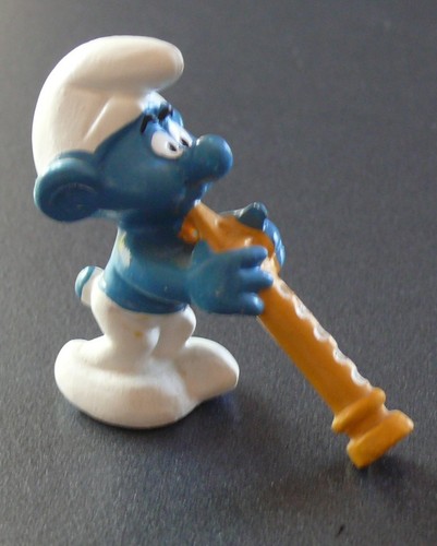 Figurine schtroumpf joueur - figurine, de