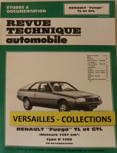 Revue technique automobile rta - revue,
