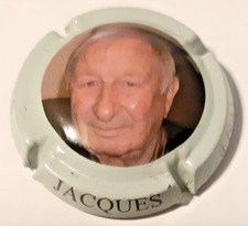 Capsule de Champagne Jacques Yves Portrait, contour vert pâle N°19a