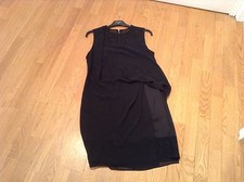 Chic et rock Robe Sandro en voile et résille noire