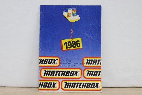 Catalogue cm2 matchbox 1986 - 1986, #1