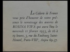 CARTON INVITATION EXPOSITION -