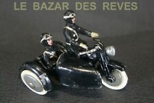 METALLIX. SIDE-CAR POLICE GENDARMERIE. (taille Quiralu)