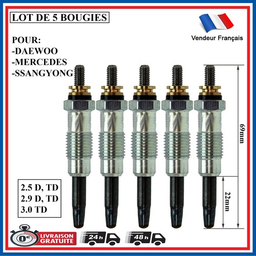 Bougies préchauffage - bougies, de
