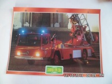 CARTE FICHE CAMION POMPIER CAMIVA EPA 30S 1994