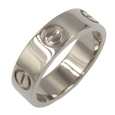 Bague CARTIER Love en or blanc 18 kW d'occasion unisexe taille US 5,5 #51