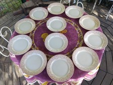 12 Assiettes Plate Faience