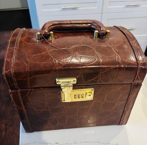 Vintage train brown embossed - train,