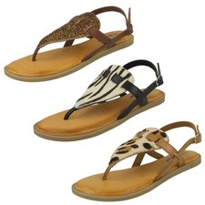 Sandales En Cuir Pour Femmes