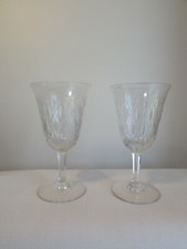 2 verres à eau  travaillé/ciselé anciennes XIXème