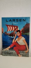 Plaque glacoide Cognac Larsen pin-up 