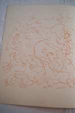 ANDRE DERAIN DESSIN EN COULEUR