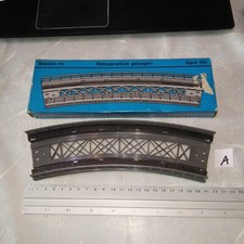 MARKLIN vintage RAMPE D'ACCES COURBE R 424,6 mm  - ECHELLE HO 1/87 - boite A