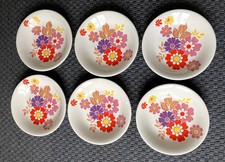 6 assiettes creuses Lunéville