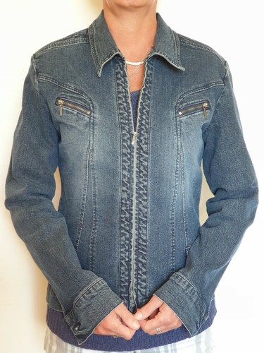 Superbe veste jean cintré - jean,