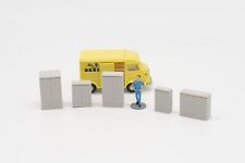 5 coffrets électriques modernes H0 1:87 HO Diorama Train Marchandise LVM