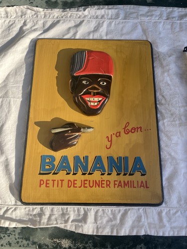 Ancienne plaque publicitaire - ancienne,