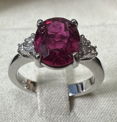 Bague blanc 18kt - or, avec