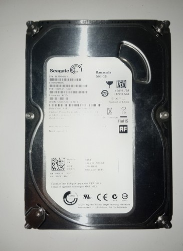 Disque dur seagte 500go - disque, 3,5"