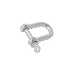 10 x manilles SK.6 en acier pour cordes zinc Taille : 6 mm DROMET