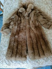 manteau de fourrure renard