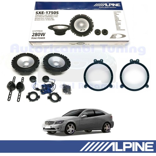 Alpine sxe1750s haut parleurs - alpine, haut-parleurs