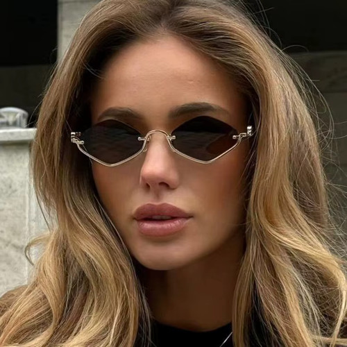 Lunettes soleil polygonales - lunettes,